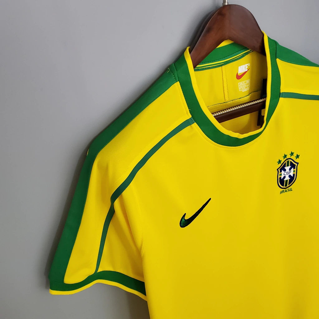 Camisa Brasil - Copa 1998 Retrô - Tailandesa 1:1