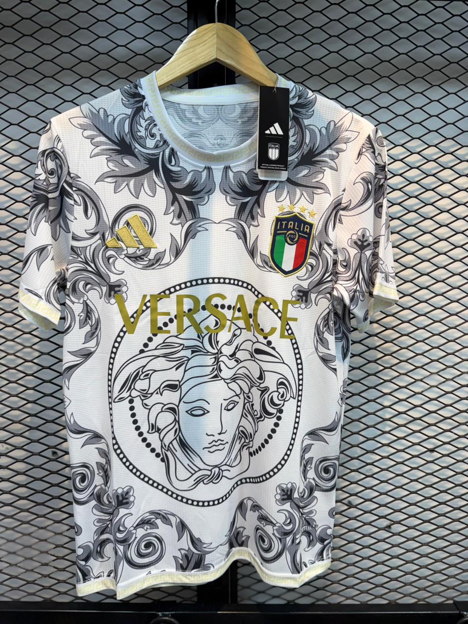 Camisa Itália Edição Especial Versace - Branca