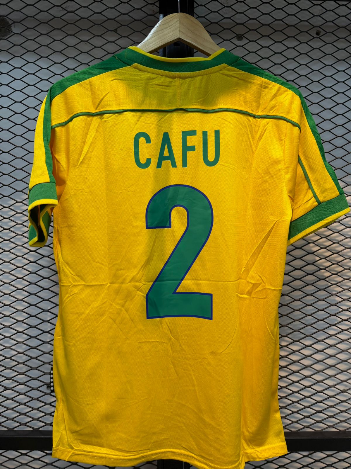 Camisa Brasil Retrô 2002 - Edição Histórica Rivaldo #10 - Tailandesa 1:1