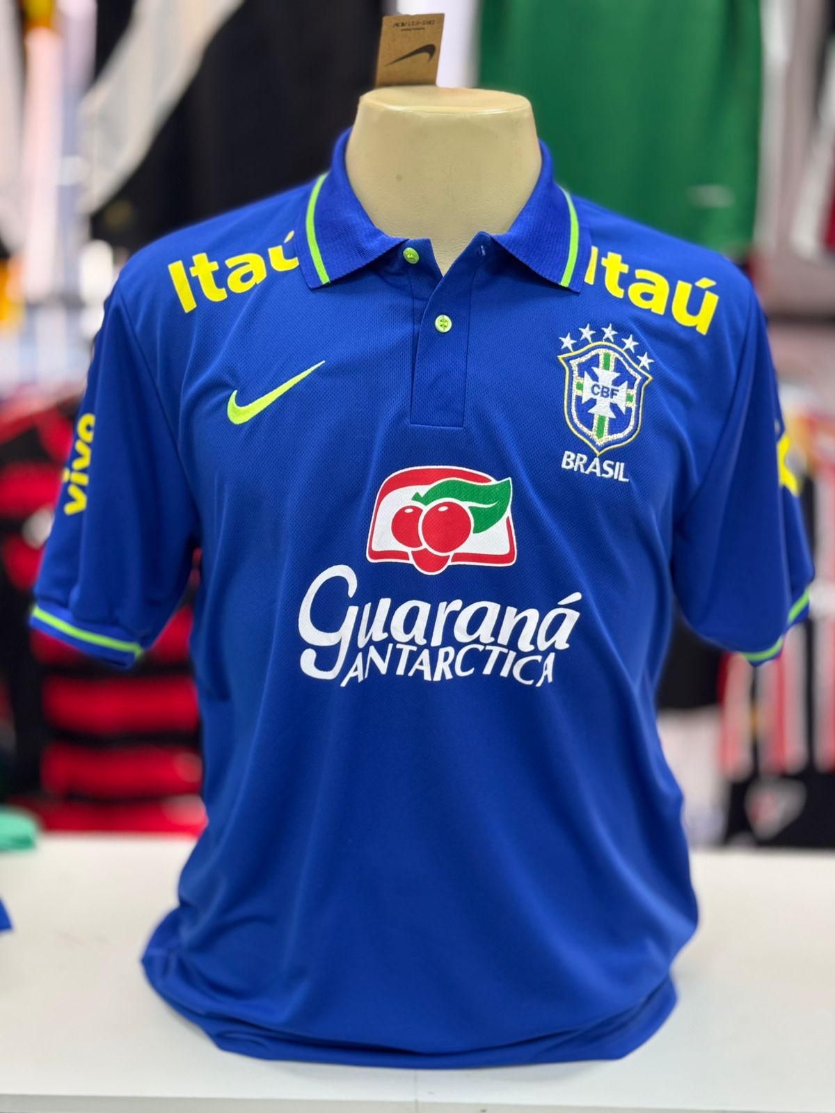 Camisa Polo Treino Seleção Brasileira - Nacional